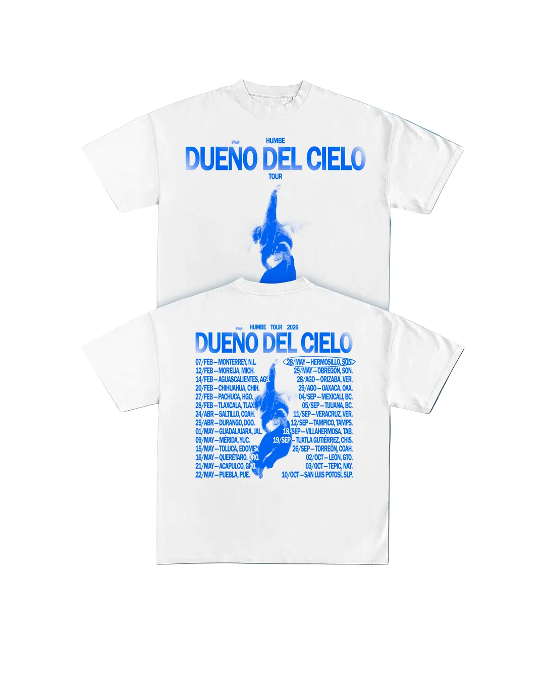 Playera “Tour Date’s” – Dueño del Cielo 03