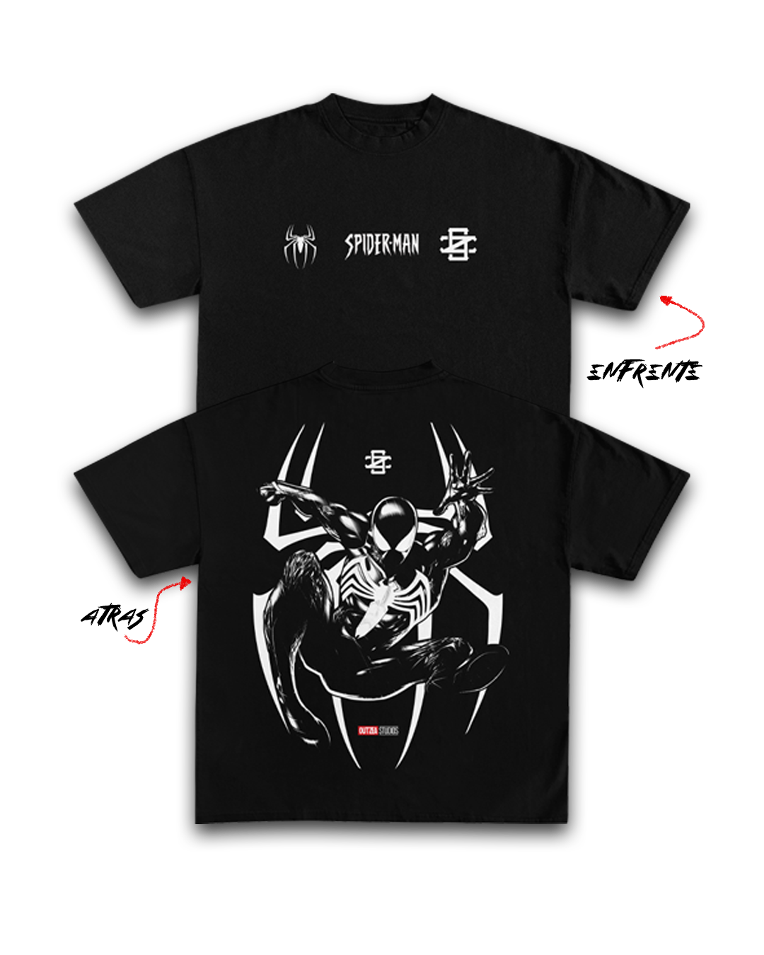 Playera Spider-Man Vol. 04 – Black Suit | OutZea