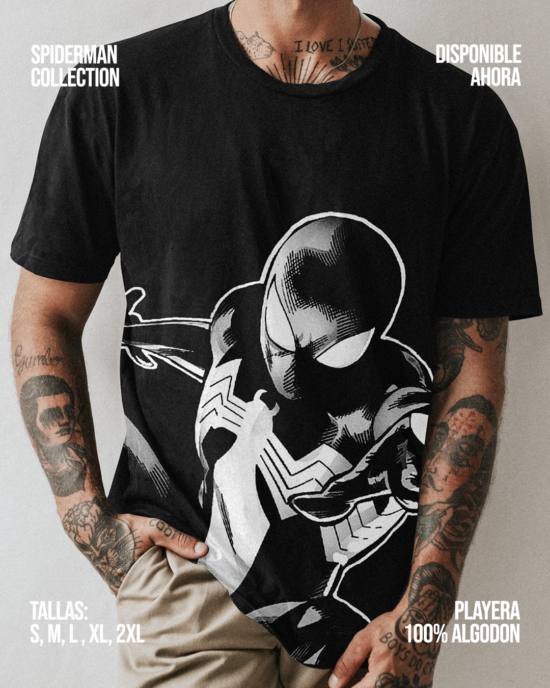 Playera Spider-Man Vol. 01 – Symbiote | OutZea