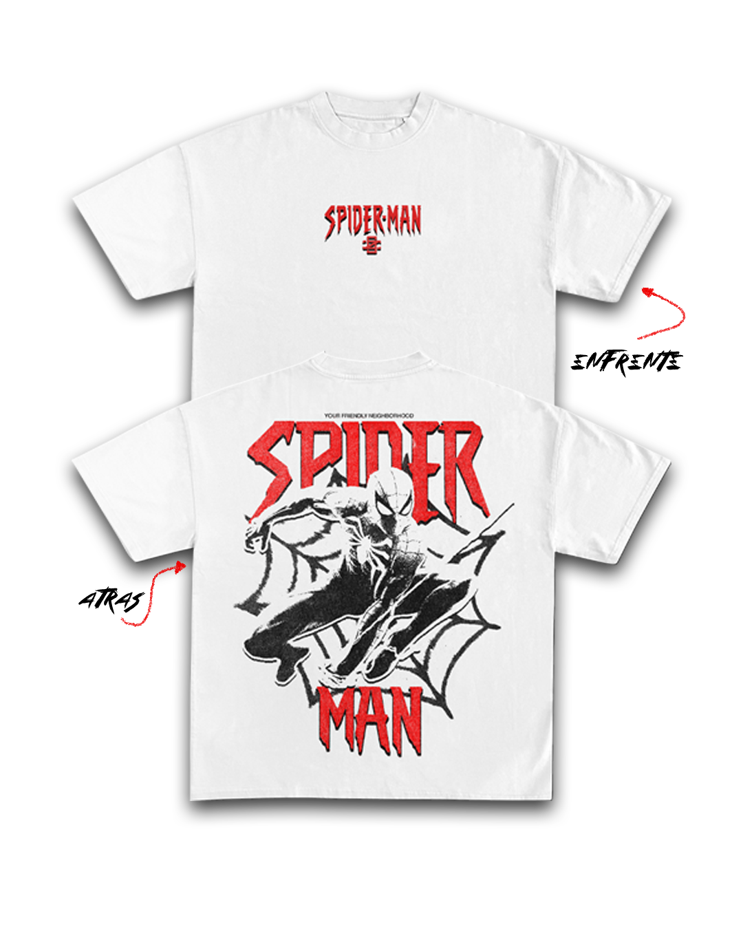 Playera Spider-Man Vol. 03 – Vintage Red | OutZea